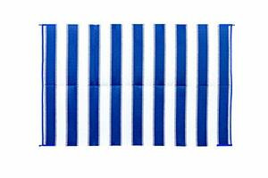 CAMCO RV 42871 6X9 BLUE STRIPE MAT