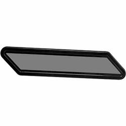 BECKSON MARINE PF128BS WINDOW-FIXED BLK/SMOKE  1PR/BX