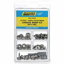 SEACHOICE KP7260SC KIT 49 PC CANVAS SNAP W/TOOL