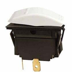 SEACHOICE 10891 ROCK SWITCH MOM-OFF SPST WHT