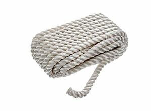 SEACHOICE 42621 NYLON DOCK LINE WH 5/8X35 CLAM