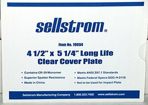 SELLSTROM 851-S19004 PKU2 4X5 PLASTIC COVER PLATE