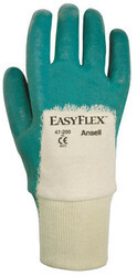 ANSELL 012-47-200-8 Easy Flex Gloves, 8, Aqua