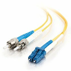 ADD-ON ADD-ST-LC-8M9SMF THIS IS AN 8M LC (MALE) TO ST (MALE) YELLOW DUPLEX RISER-RATED FIBER PATCH CABLE