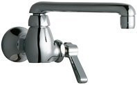 Chicago Faucets C332E35ABCP Kitchen Sink Faucet Polished Chrome Plate