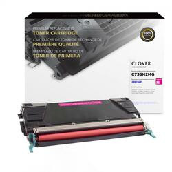 Clover Imaging 200746P Lexmark C736DN, C736DTN, C736N; X736DE, X738DE, X738DTE - Toner Cartridge, Magenta (High Yield)
