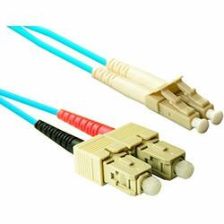ENET SOLUTIONS, INC. SCLC-OM4-2M-ENC SC-LC 2M OM4 50/125 MULTIMODE AQUA