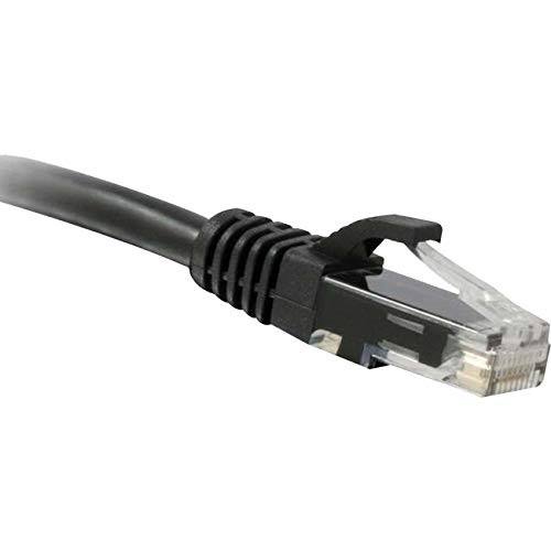 ENET SOLUTIONS, INC. C6-BK-7-ENC CAT6 BLACK 7FT MOLDED BOOT PATCH CBL