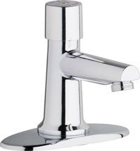 Chicago Faucets C35004E2805ABCP 3500-4E2805AB Single Supply Hot / Cold Water Basin Faucet with S, Chrome