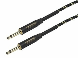 MONOPRICE, INC. 601450 T/S (1/4 )MALE CABLE - BLACK & GOLD 50FT