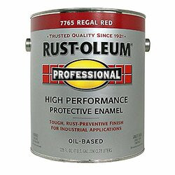 RUST-OLEUM 647-7765402 PROF OIL-BASED ENAMELS-GALLON GLOSS REGAL RED