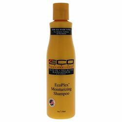 Eco Style EcoPlex Moisturising Shampoo EcoPlex Moisturizing Shampoo is infused with Olive Oil, Shea Butter, Black Castor Oil & Flaxseed. This Remarkable formula works to moisturize, restore, and repair, while promoting hair growth and overall hair