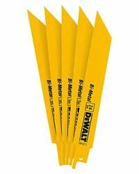 DEWALT/BLACK & DECKER DW4813 BLADE 6 24TPI SAWZALL 5PK