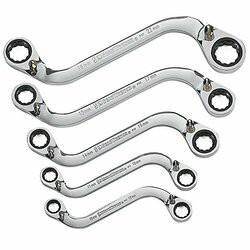 APEX TOOL GROUP GWR85299 WREN SET S-SHAPE REV DB; BX RATCH MET12P