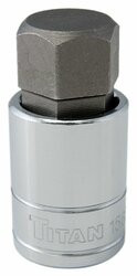 TITAN TL15621 SKT HEX BIT 1/2 DR 21MM
