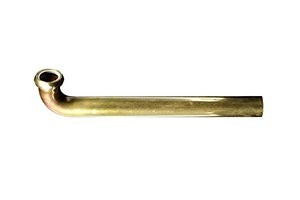 Deaborn 137CBN-3 Waste Arm w/ Slip Joint For 16"" End Outlet - 20 Ga. w/ Brass Nuts, Unfinished