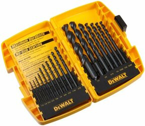 DEWALT/BLACK & DECKER DW1167 BIT DRILL SET BLACK OXIDE 17pc