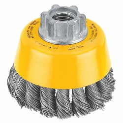 DEWALT/BLACK & DECKER DW4910 BRUSH KNOTTED CAP 3x5/8-11/CARBON