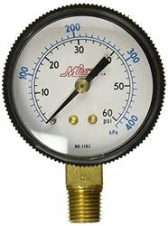 MILTON INDUSTRIES INC MI1193 GAGE 1/4NPT 0-60PSI BM