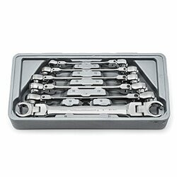 APEX TOOL GROUP GWR81911D WRENCH SET FLARE NUT FLEX METRIC 6 PC