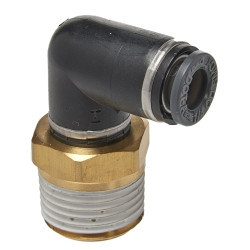 S.U.R. and R Auto Parts SRRABE240 Male Elbow 1/4 IN Tube X 3/8 IN NPT (2)