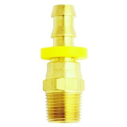 Milton Industries MIL1707-6 3/8" Male End, 3/8"ID Hose