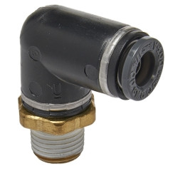 S.U.R. and R Auto Parts SRRABE220 Male Elbow 1/4 IN Tube X 1/8 IN NPT (2)