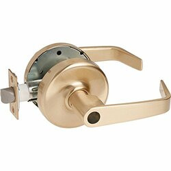 CL3851 Entrance Lockset Entrance with Newport Lever, 612 Satin Bronze, ANSI Strike, 2-3/4 Backset, Keyed Random ENTRANCE 2 3/4 B.S. X 4 7/8 X L4 KR
