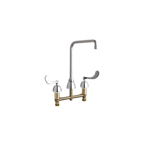 Chicago Faucets C201AHA8317ABCP 201-AHA8-317AB Commercial Grade High Arch Kitchen Faucet with Wr, Chrome