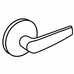 CORBIN RUSSWIN ML2050-CSA-626 HALF DUMMY MORTISE LOCK