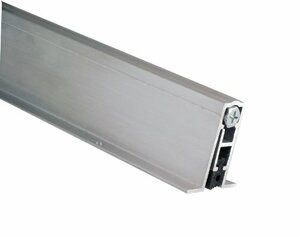 Automatic Door Bottom 36 Full-Mortise Automatic Door Bottom in Mill Finish Aluminum Aluminum with Black Sponge EPDM Insert PEMKO MORTISED AUTO DOOR BTMS