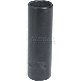 Proto B943973 Proto 3/8" Drive Deep Socket, 1", 12 Point, Black Oxide