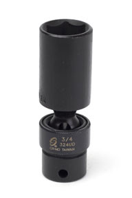 Sunex SUU-324UD 3/8-Inch Drive 3/4-Inch Deep Universal Impact Socket