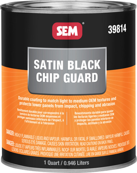 SEM Products SEM-39814 Satin Blk Chip Guard Qt