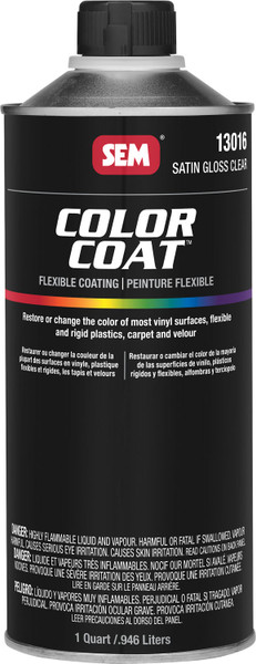 SEM Products SEM-13016 SEM Satin Gloss Clear Color Coat Mixing System - 1 Quart