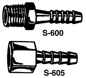 Milton Industries MIL-S605 MIL BRASS FITTING CD/2