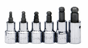 SK Hand Tool SKT-45970 3/8 DR BALL HEX 10MM LN SKT