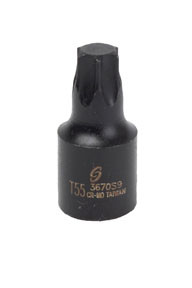 Sunex SUU-3670S9 3/8-Inch Drive T55 Internal Star Impact Socket