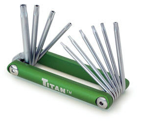Titan TTN-12710 TAMPER RESISTANT STAR KEY SET