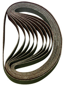 Astro Pneumatic AST-BSP80 Astro 3/8" x 13" 80 Grit Sanding Belt, Pack of 10