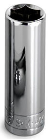 SK Hand Tool SKT-8407 6 Point 7mm Drive Deep Socket, 3/8-Inch,Chrome