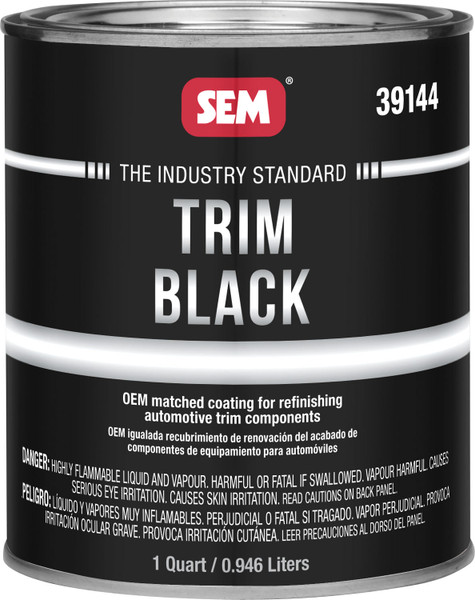 SEM Products SEM-39144 SEM Trim Black Aerosol - 1 Quart