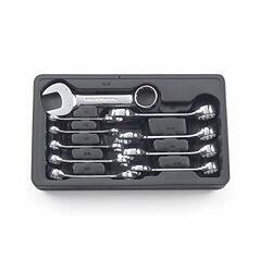 APEX TOOL GROUP GWR81905 WRENCH SET COMBO STUBBY 12 PT SAE 10 PC