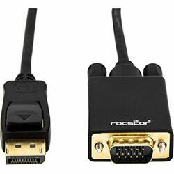 ROCSTOR Y10A172-B1 6 FT DISPLAYPORT (M) TO VGA (M) ADAPTE