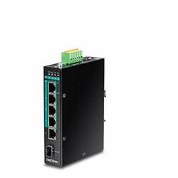 TRENDNET INC TI-PG541I 6-PORT HARDENED INDUSTRIAL GIGABIT POE+ LAYER 2 MANAGED DIN-RAIL SWITCH,LIMITED