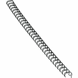 FELLOWES, INC. 5255601 BINDING SPINES WIRE - BLACK 9/16IN 25PK,DDS MUST BE ORDERED IN MULTIPLES OF CASE