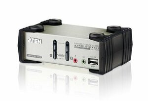 ATEN CS1732B THE CS1732B IS A TWO PORT KVMP SWITCH COMBINED WITH A TWO-PORT USB 2.0 HUB. AS A