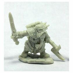 Bones: Durgam Deepmug, Dwarf Hero W3 Reaper Miniatures REM77400