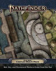 Paizo, Inc. PZO30104 PF Flip-Mat: Castles Multi-Pack