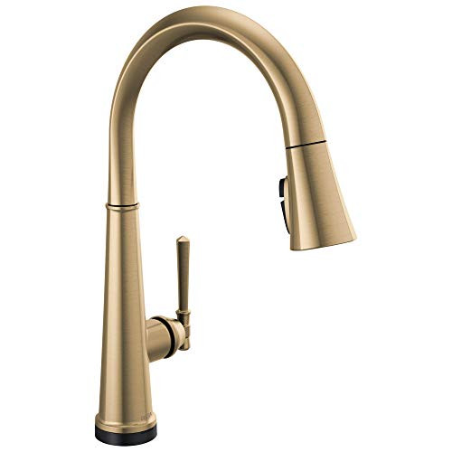 Delta 9182T-CZ-PR-DST Delta Emmeline Single Handle Pull Down Kitchen Faucet with Touch2O Technology  - Lumicoat Champagne Bronze